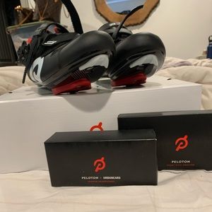 Men’s peloton size 12 cycling shoes bundle